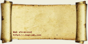 Isidora Dinić vizit kartica